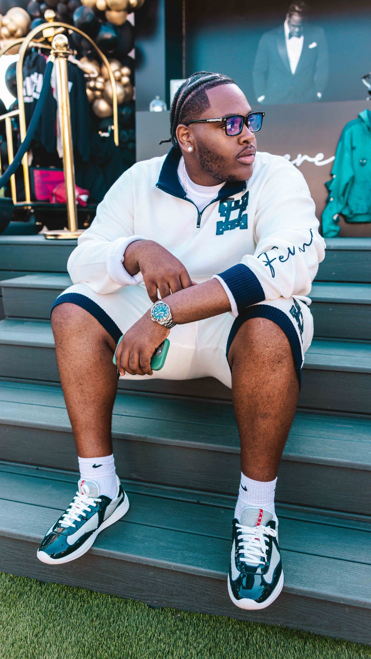 “Executive Motion” Knit Set