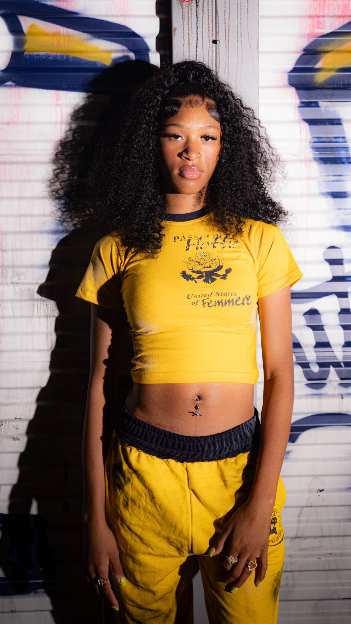 “Passport Hottie” by Rae crop top